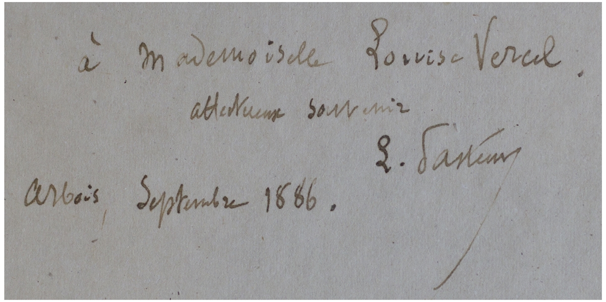 Louis Pasteur Signed Portrait Engraving